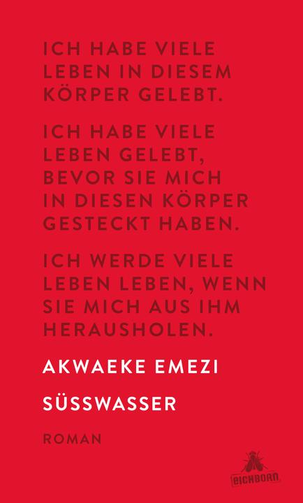 Produktbild Süsswasser (Deutsch, Anabelle Assaf, Akwaeke Emezi, Senthuran Varatharajah, 2018)