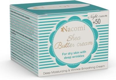 Immagine prodotto Nacomi NACOMI Shea Butter Cream krem do twarzy z peptydem 50+ na noc 50ml (50 ml)