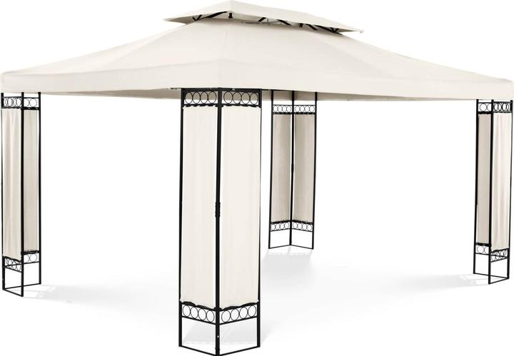 Actual product image Uniprodo Patio Gazebo - 3 x 4 m - 160 g/m² - cream (394 cm, 294 cm)