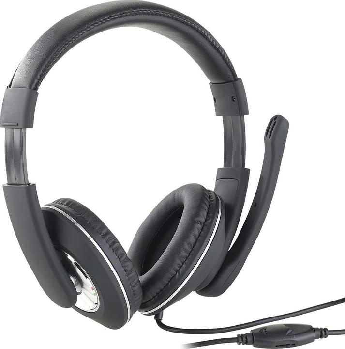 Actual product image Auvisio Gaming headset with folding microphone (Cable)