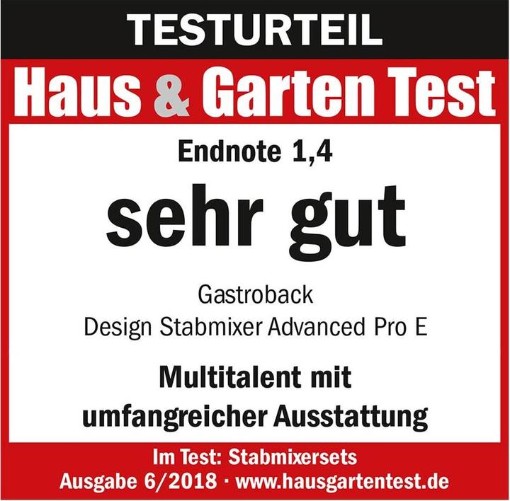 Actual product image Gastroback Advanced Pro E (CH plug)