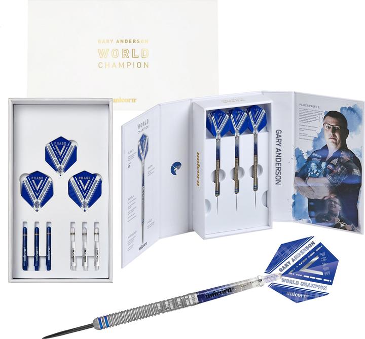 Produktbild Unicorn Phase 5 World Champion Gary Anderson Steel Dart Presentation Box (22 g)