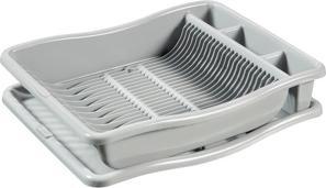 Curver Support de séchage et plateau Gris, L