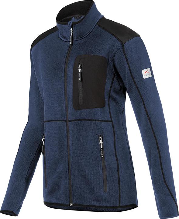 Kübler Strickjacke Damen dunkelblau/schwarz Form 1444 Grösse M (M)