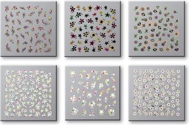 Produktbild TOP Choice Nail Stickers 72758, 77135, 77142, 77159, 77166, 77180 - Set Of 6