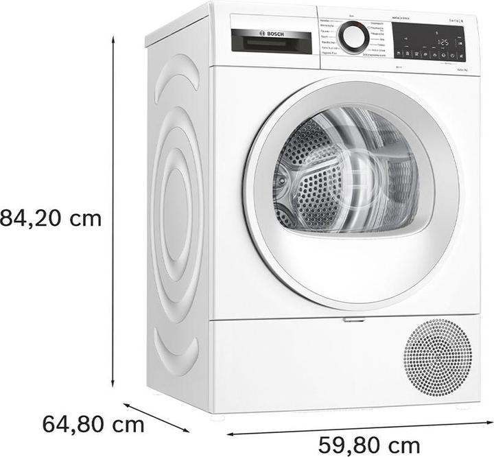 Image du produit Bosch Hausgeräte WQG233D1CH & WUU28T10CH (8 kg, Gauche, Droite)