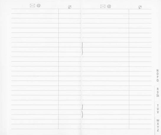 Produktbild Biella Adressregister 10x13,9cm 0855308.0 (A6)