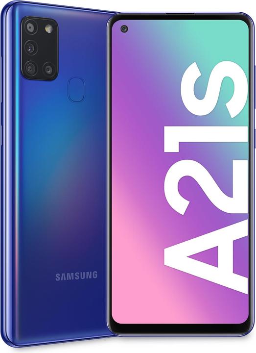 Samsung Galaxy A21s (32 GB, Blue, 6.50", Dual SIM, 48 Mpx, 4G)
