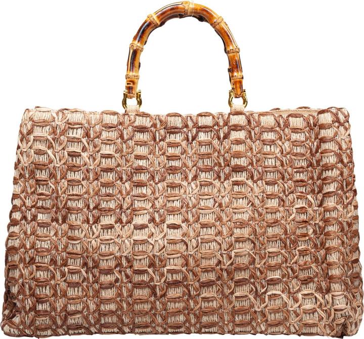 Produktbild La Milanesa plage jute and viscose shopping bag natural color