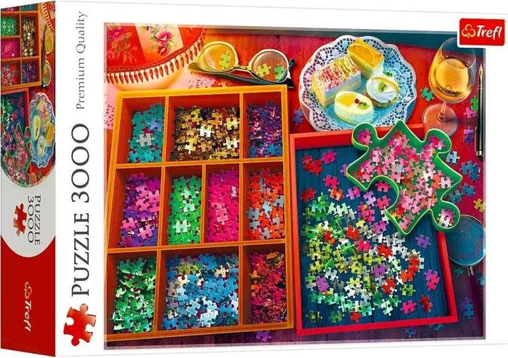 Productafbeelding Trefl Puzzel 3000 stukjes Een avond vol puzzels (3000 onderdelen)