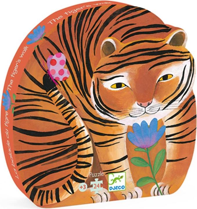 Image du produit Djeco Puzzle Le tigre se promène (24 pièces)