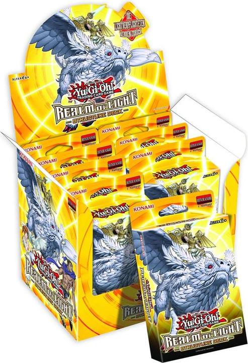Produktbild Konami Yu-Gi-Oh! TCG Structure Deck: Realm of Light (Reprint) Display (8) *Deutsche Version* (Deutsch)