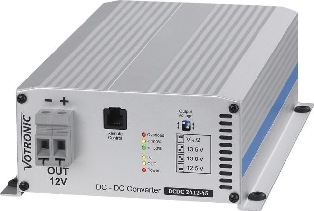 Immagine prodotto Votronic 3339 Convertitore DC/DC 2412-45 da 24V a 12,5V, 13V, 13,5V