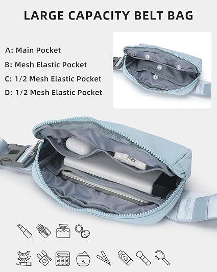 Immagine prodotto Only-Bags.Store Borsa da cintura, marsupio moda impermeabile Mini cintura borsa marsupio per correre