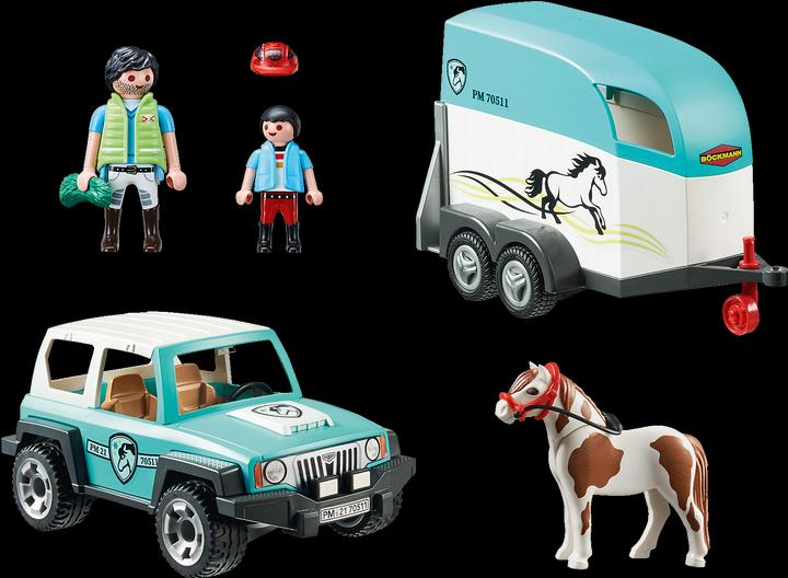 Produktbild Playmobil PKW mit Ponyanhänger (70511, Playmobil Country)