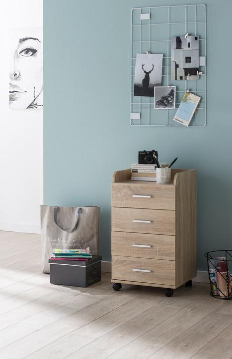 Image du produit FineBuy Conteneur roulant (33 x 40 x 71 cm)