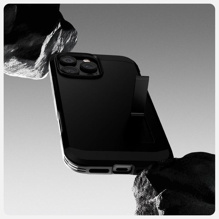 Actual product image Spigen Tough Armor T AI (MagFit + Camera Control) iPhone 16 Pro Case Black (Apple iPhone 16 Pro)