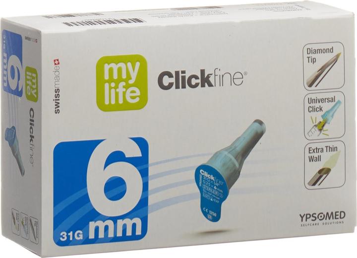 Mylife Clickfine Pen Nadeln 6mm 31G (Pen Nadeln + Einmalkanülen)