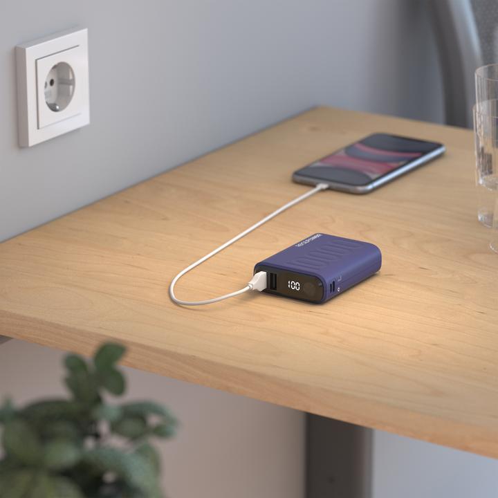 Produktbild RealPower Powerbank PB-10000 PD+ Midnight (10000 mAh, 18 W, 36 Wh)