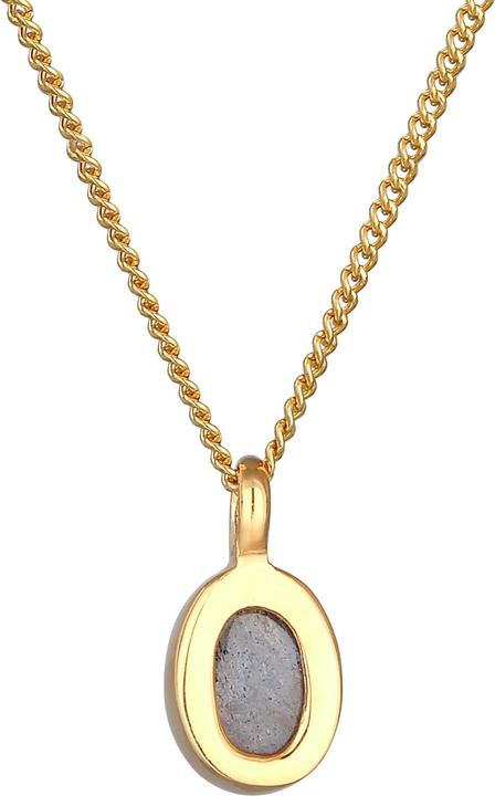 Image du produit Elli Collier de pierres précieuses (375 Or jaune, Labradorite, 42 cm)