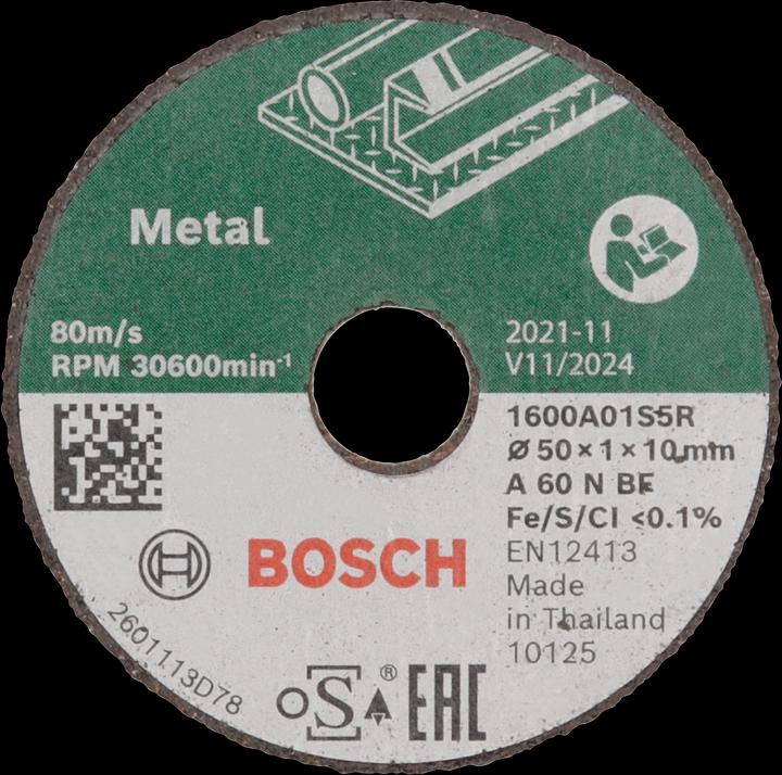 Bosch Zubehör Expert for Inox Trennscheibe gerade 50 mm, 3er-Pack