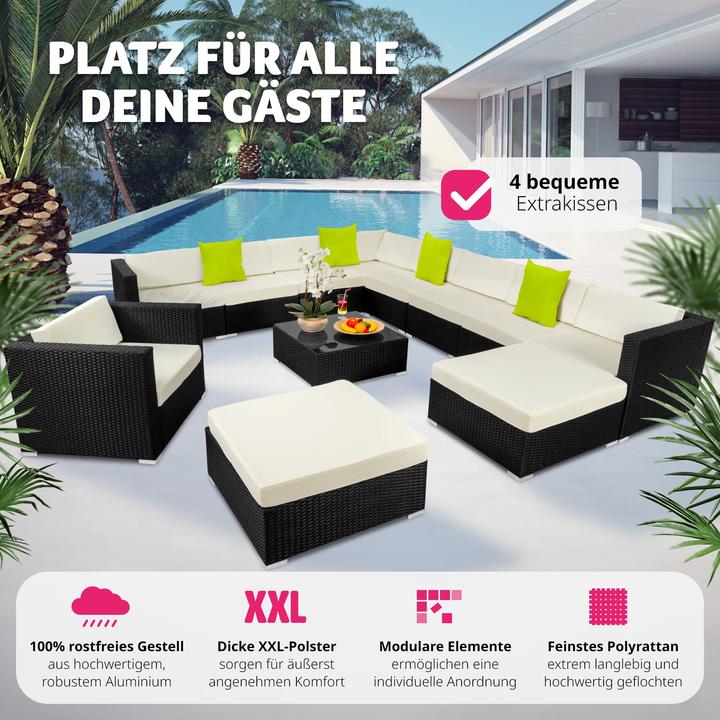 Produktbild tectake Rattan Lounge