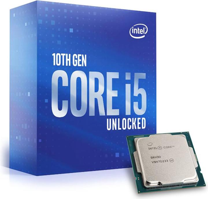 Actual product image Intel Core i5-10600K (LGA 1200, 4.10 GHz, 6 -Core)