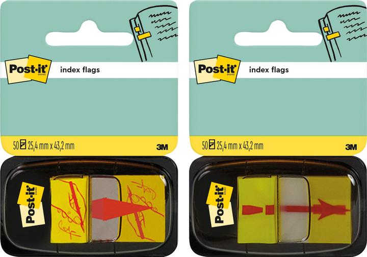 Immagine prodotto Post-it Indice Schede Simbolo (25 x 43 mm)