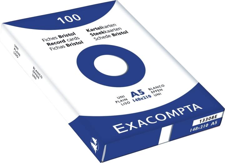 Actual product image Exacompta Index cards, from 5 pieces (A5, 205 g/m², 100 x)