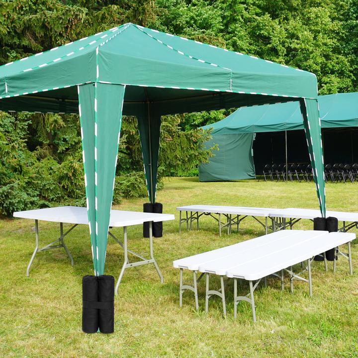 Actual product image Relaxdays Gazebo Weights, Pack of 4 (27 cm, 12 cm)