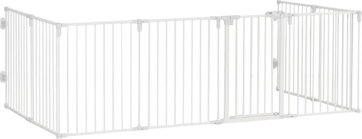 Produktbild PawHut Hunde Absperrgitter bestehend aus 8 Panelen (62.50 cm)