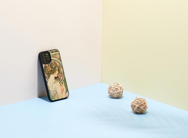 Immagine prodotto Man.Wand Custodia &WOOD per iPhone 12 Pro Max primula juodas (Apple iPhone 12 Pro Max)