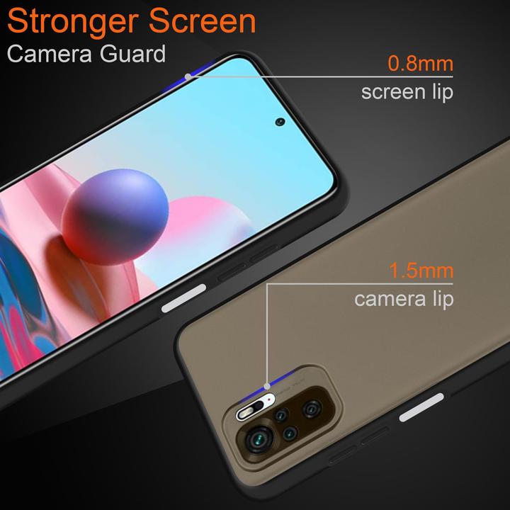 Actual product image Cadorabo Hybrid Matt Cover (Xiaomi Redmi Note 10)