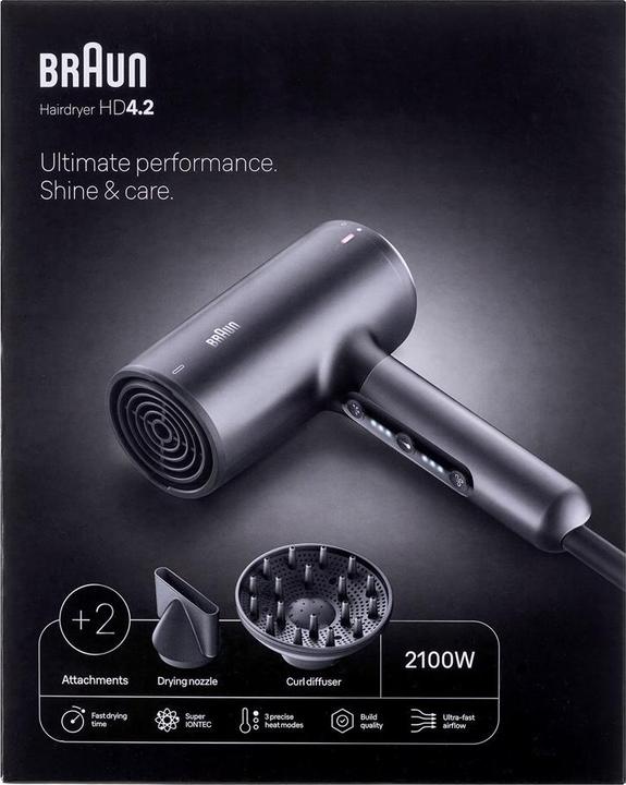 Produktbild Braun HD 4.2 schwarz