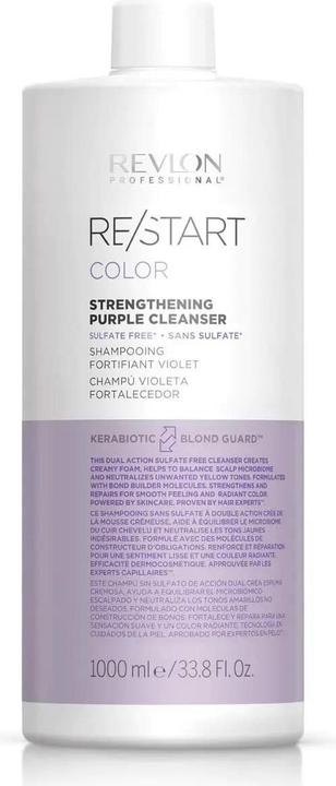 Actual product image Revlon Professional restart purple cleanser (1000 ml, Liquid shampoo)