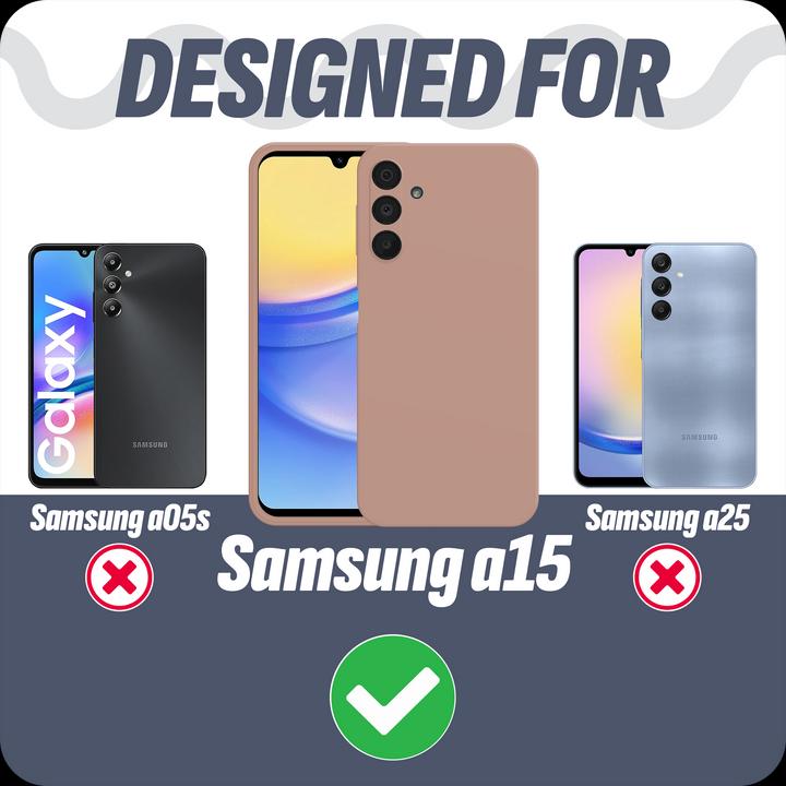 Actual product image Cazy Silicone Case Compatible with Samsung Galaxy A15 / A15 5G - Soft TPU Protection - (Samsung Galaxy A15 5G, Samsung Galaxy A15)