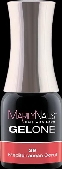 Produktbild Marily Nails GELONE – 29 Mediterranean Coral (Mediterranean Coral, Gel-Effekt Nagellack)