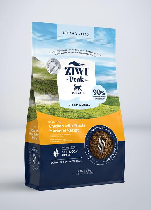 Image du produit Magni Ziwipeak - Steam & dried chicken, cat 2,2 kg. - (zp073) (Adulte, 2 pcs, 2200 g)