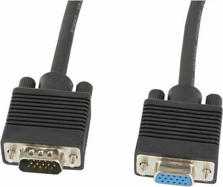 Produktbild Lanberg CA-VGAC-10CC-0018-B+ VGA-Kabel 1,8 m VGA (D-Sub) Schwarz (1.80 m, VGA)