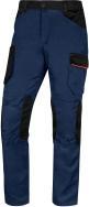Pantaloni da lavoro stretch MACH2 V3, blu/arancio, taglia L