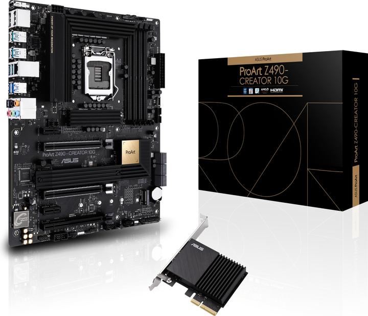 Image du produit ASUS ProART Z490 CREATOR 10G (LGA 1200, Intel Z490, ATX)
