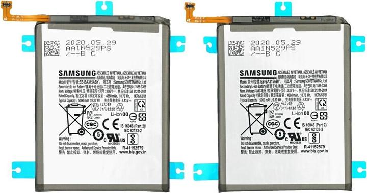 Actual product image Samsung Battery EB-BA315ABY 5000mAh for A225 / A315 / A325 Galaxy A22 / A31 / A32 GH82-22762A