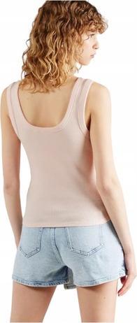Produktbild Guess Damen Top Sl Triangle Bling Rib T-Shirt (XS)