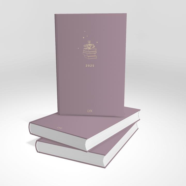 Actual product image LYX annual planner 2025 (21 x 14.5 cm, German)