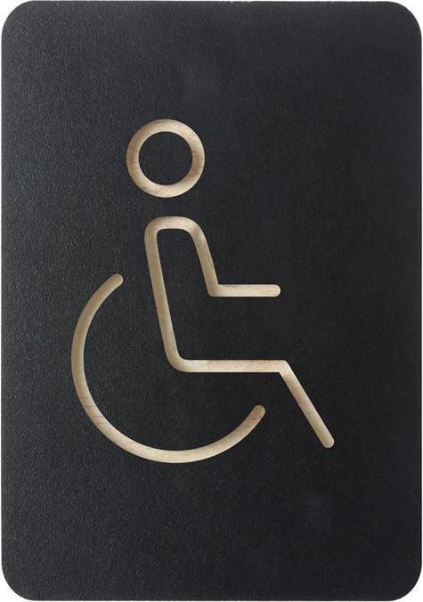 Produktbild Europel Piktogramm "WC Behinderte", schwarz