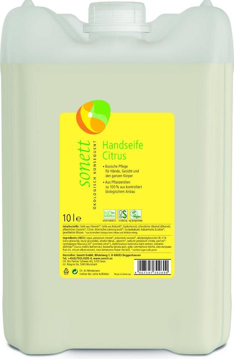 Sonett Handseife Citrus Bidon (Flüssigseife, 10000 ml)