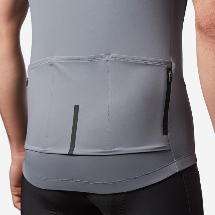 Image du produit Van rysel Maillot vélo route manches courtes été ajusté homme - EDR 2 gris (XL)