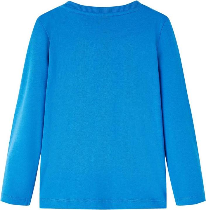 Immagine prodotto VidaXL Camicia da bambino a maniche lunghe blu cobalto 128,Materiale: 100 (128)