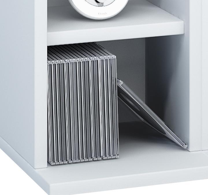 Immagine prodotto VCM Scaffale porta CD e DVD in legno Milano (42 x 20 x 92 cm)