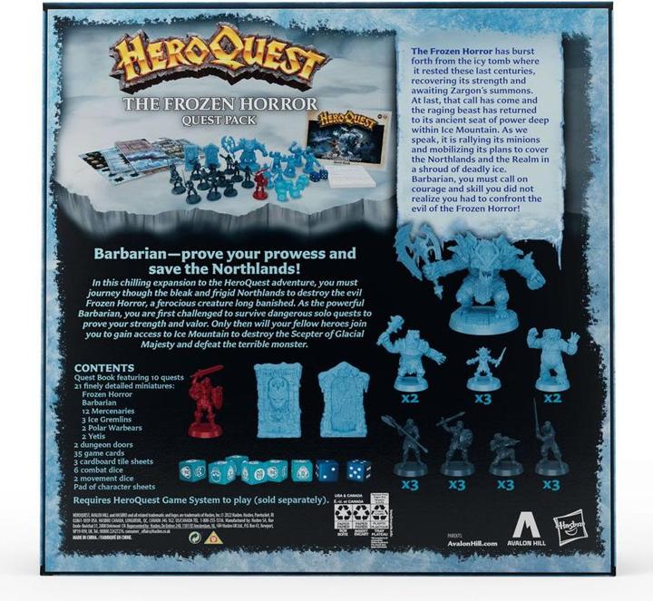 Produktbild Hasbro HeroQuest - Expansion - Frozen Horror (HABF5815UU0) (Englisch)